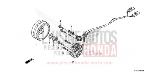 GENERATOR CRF150RBE de 2014