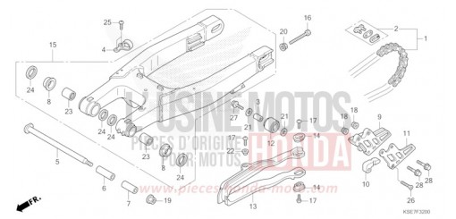 SWINGARM CRF150RBN de 2022