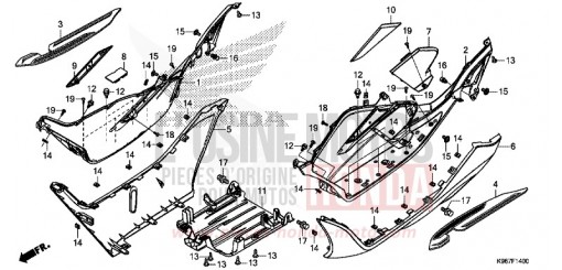 PEDANA WW125AK di 2019