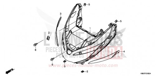 HEADLIGHT WW125AK de 2019