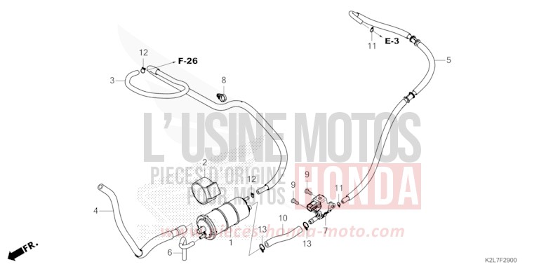 CANISTER for ADV350A SPANGLE SILVER METALLIC (NHA49) from 2022