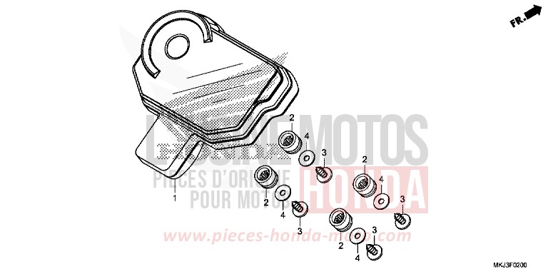 METER for CB1000R GRAPHITE BLACK (NHB01) from 2019