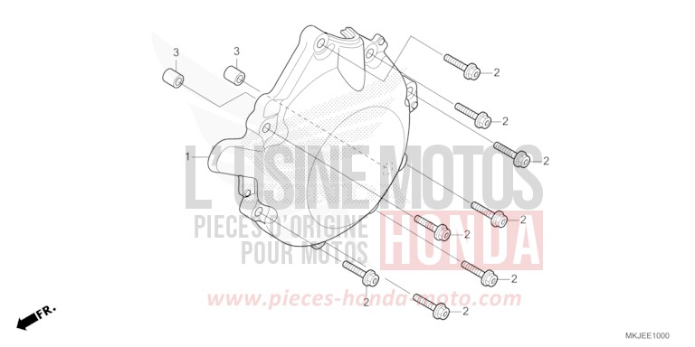 A.C. GENERATOR COVER for CB1000R GRAPHITE BLACK (NHB01) from 2021