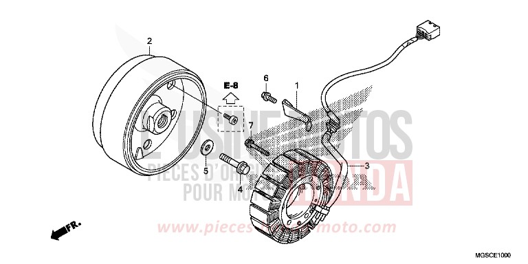 GENERATOR for INTEGRA MAT GUNPOWDER BLACK METALLIC (NH436) from 2013