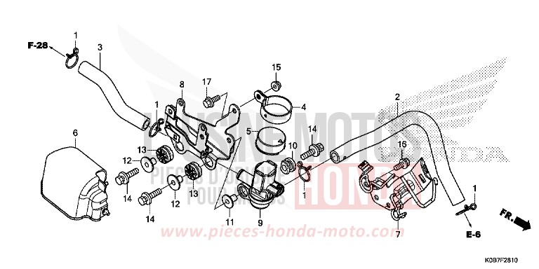 AIR INJECTION SOLENOID VALVE for NSS300A PEARL NIGHTSTAR BLACK (NHA84) from 2019
