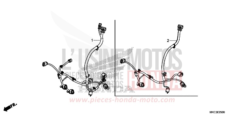 AUXILIARY CORD for GL1800 MAT MAJESTIC SILVER METALLIC (NHB70) from 2018
