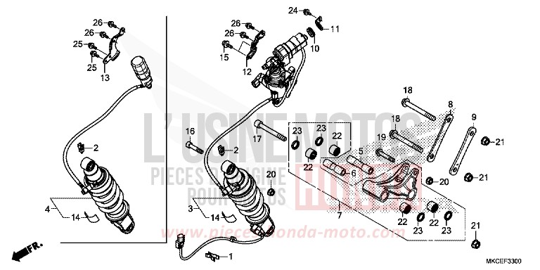 REAR CUSHION for GL1800 MAT MAJESTIC SILVER METALLIC (NHB70) from 2019