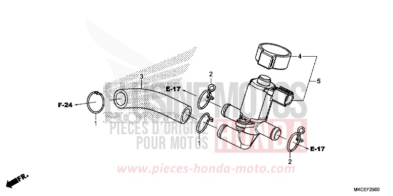 AIR INJECTION VALVE for GL1800 DARKNESS BLACK METALLIC (NH463) from 2019