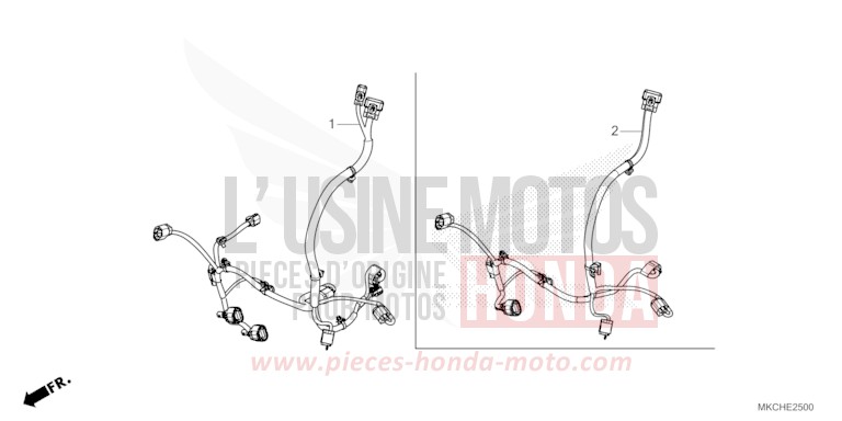 AUXILIARY CORD for GL1800 CANDY ARDENT RED (R367B) from 2021