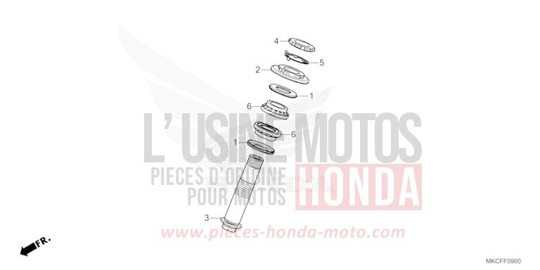 SHAFT ROD for GL1800 GLINT WAVE BLUE METALLIC (B197H) from 2022