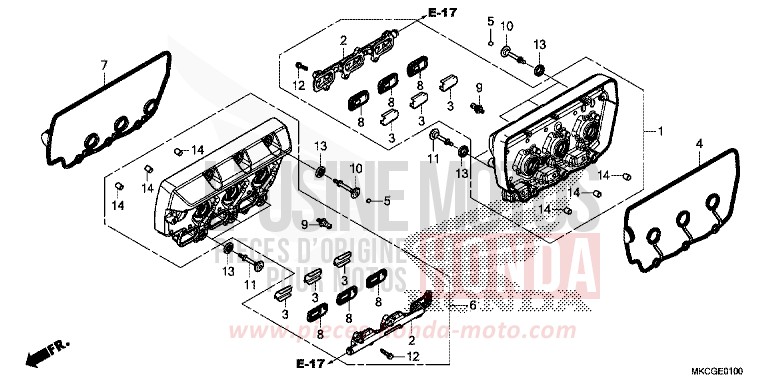 CYLINDER HEAD COVER for GL1800 CANDY ARDENT RED (R367) from 2020