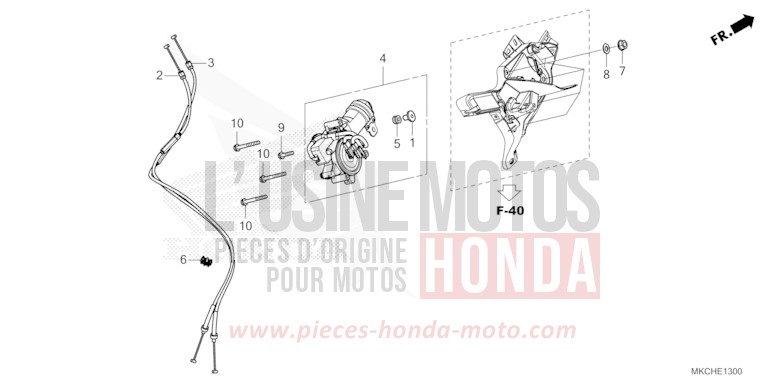 ACTUATOR ASSY., REVERSE SHIFT for GL1800 GUNMETAL BLACK METLLIC (NHC52B) from 2021