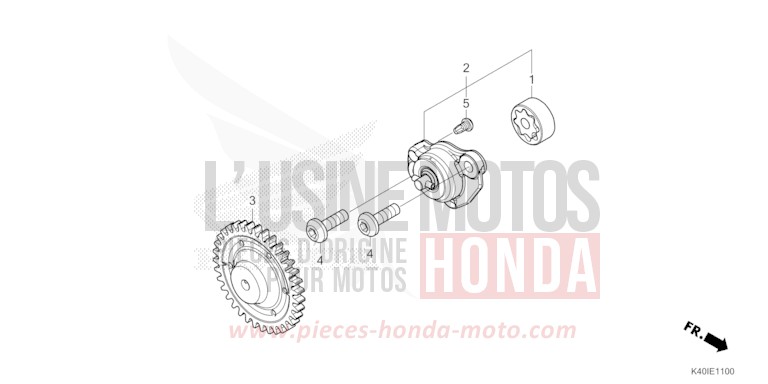 OIL PUMP for NSS125AD PEARL COOL WHITE (NHA16) from 2021