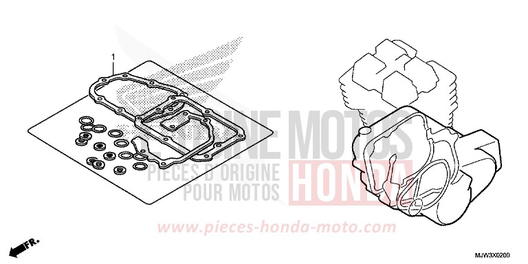 GASKET KIT B for CB500X NITRIC ORANGE (YR271) from 2017