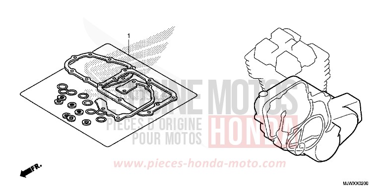 GASKET KIT B for CB500X FORCE SILVER METALLIC (NH411) from 2018
