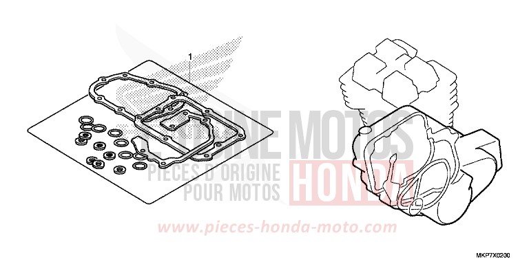 GASKET KIT B for CB500X PEARL ORGANIC GREEN (GY157) from 2022