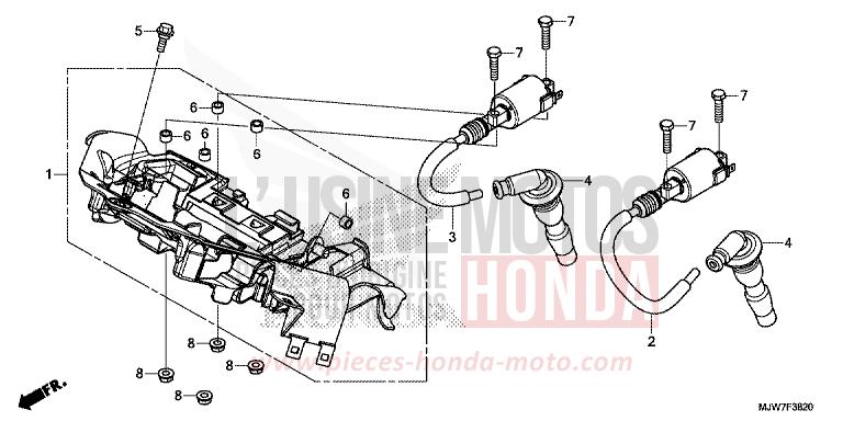 IGNITION COIL for CB500F PEARL METALLOID WHITE (NHA96) from 2016