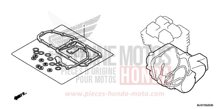 GASKET KIT B for CB500F LEMON ICE YELLOW (Y196) from 2017