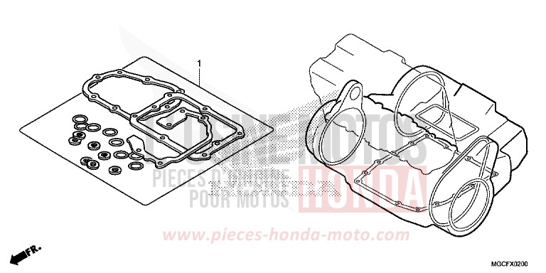 GASKET KIT B for CB1100 DARKNESS BLACK METALLIC (NH463) from 2019