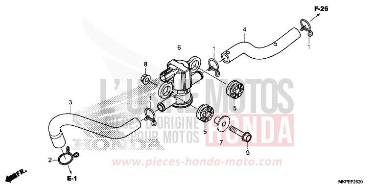 AIR INJECTION SOLENOID VALVE for CB500F CANDY ENERGY ORANGE (YR249) from 2019
