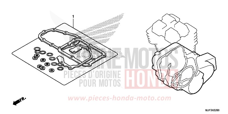KIT GUARNIZIONI B per CRF1000 CANDY PROMINENCE RED (R342) del 2017