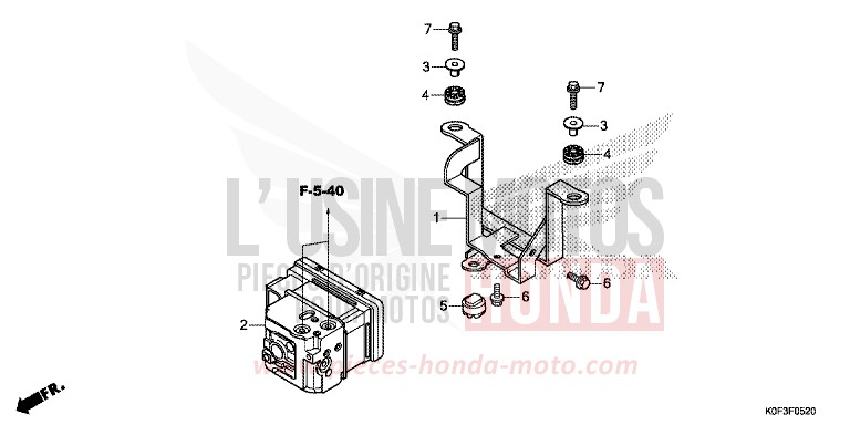 ABS MODULATOR for Monkey BANANA YELLOW (YR354) from 2019