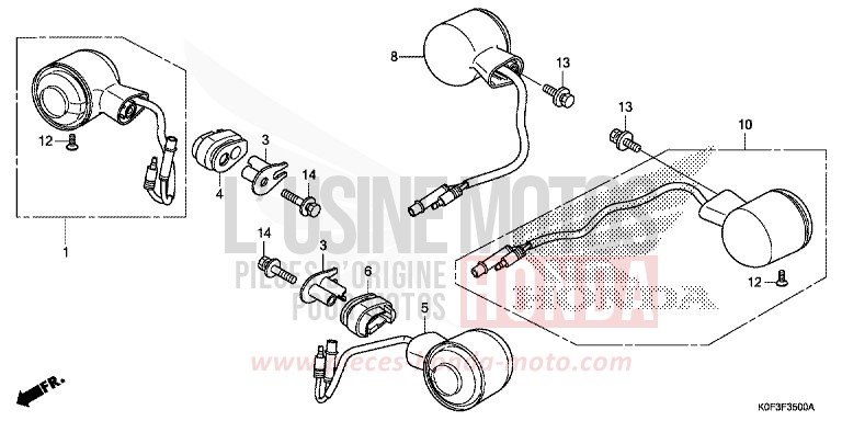 WINKER for Z125MA PEARL SHINING BLACK (NHB98) from 2019
