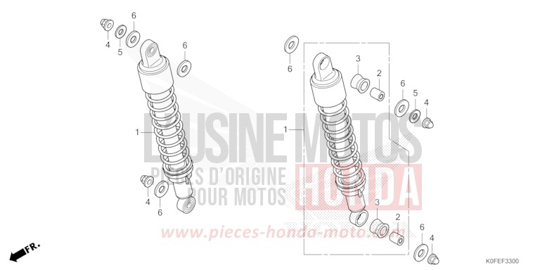 REAR CUSHION for Z125MA PEARL GLITTERING BLUE (B231) from 2022