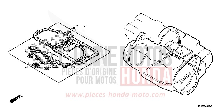 GASKET KIT B for CB650F SWORD SILVER METALLIC (NHA95) from 2018