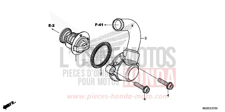 THERMOSTAT for CB500F GRAPHITE BLACK (NHB01) from 2014
