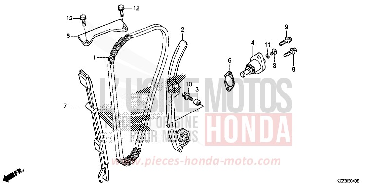 CAM CHAIN/TENSIONER for CRF250L EXTREME RED (R292) from 2013