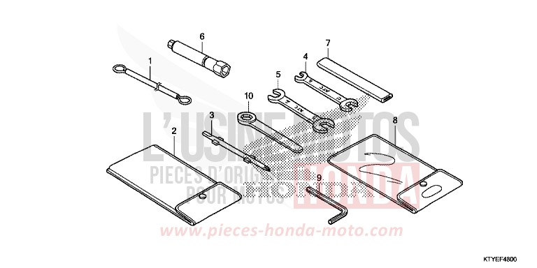 TOOL for CBR125R ROSS WHITE (NH196) from 2015