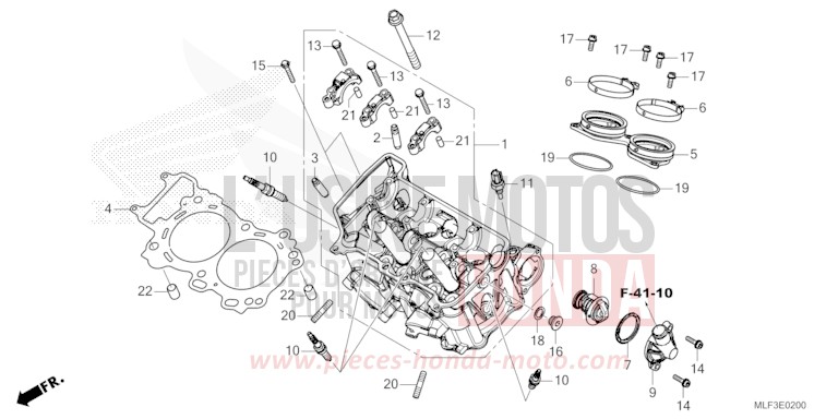 TESTATA per NT1100 MAT IRIDIUM GRAY METALLIC (NHC64) del 2022