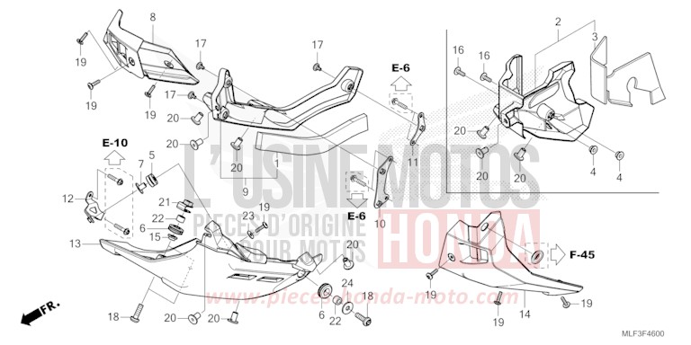 UNDER COVER for NT1100 PEARL GLARE WHITE (NHB53) from 2022