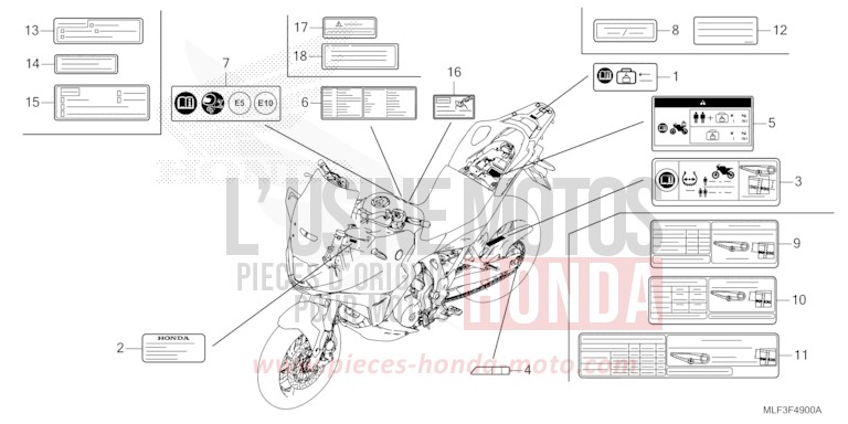 CAUTION LABEL for NT1100 PEARL GLARE WHITE (NHB53) from 2022