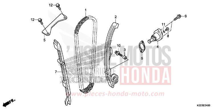 CAM CHAIN/TENSIONER for CBR300RA LEMON ICE YELLOW (Y196) from 2015