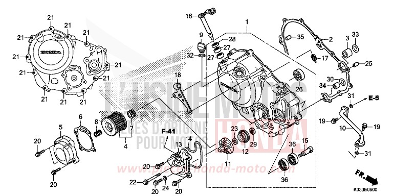 GENERATORE per CBR300RA NOIR (NH1) del 2016