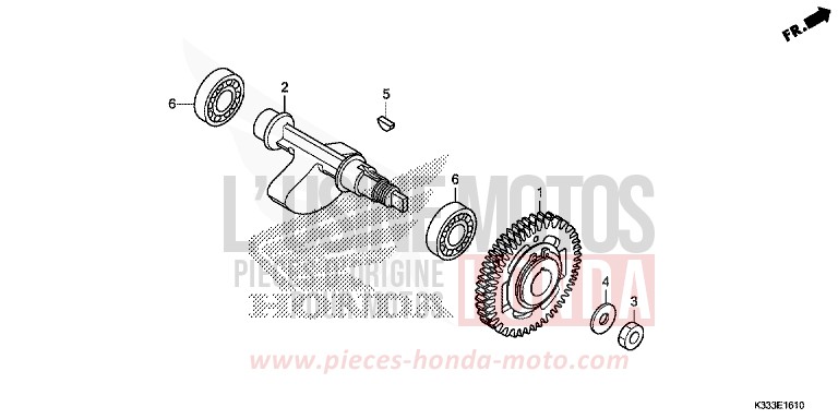BALANCER SHAFT for CBR300R ROSS WHITE (NH196) from 2015