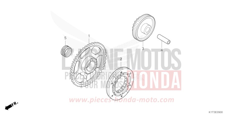 STARTING CLUTCH for CRF300LRA EXTREME RED (R292) from 2021