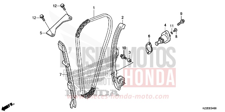 CAM CHAIN/TENSIONER for CRF250RLA EXTREME RED (R292) from 2018