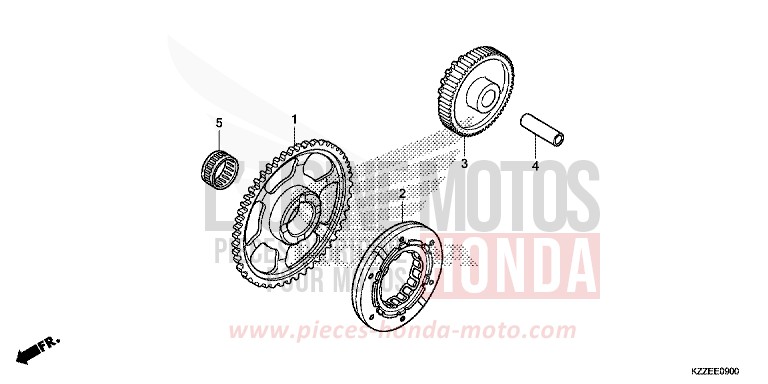 STARTING CLUTCH for CRF250RLA EXTREME RED (R292) from 2018