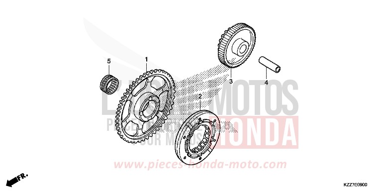 STARTING CLUTCH for CRF250RLA NOIR (NH1) from 2019