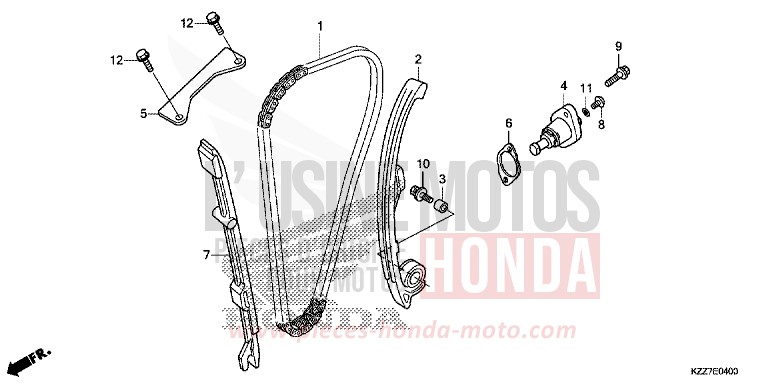 CAM CHAIN/TENSIONER for CRF250RLA EXTREME RED (R292) from 2019