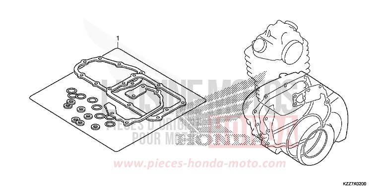 GASKET KIT B for CRF250RLA EXTREME RED (R292) from 2019