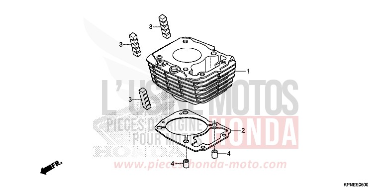 CILINDRO per GLR1251WH CANDY BLAZING RED (R195) del 2015