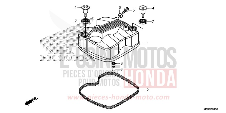 CYLINDER HEAD COVER for GLR1251WH PEARL SUNBEAM WHITE (NHA66) from 2015