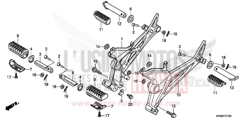 STEP for GLR1251WH PEARL SUNBEAM WHITE (NHA66) from 2015