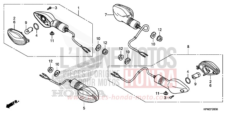 WINKER for GLR1251WH PEARL SUNBEAM WHITE (NHA66) from 2015