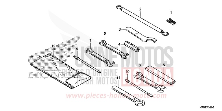 TOOL for GLR1251WH PEARL TWINKLE YELLOW (Y202) from 2017