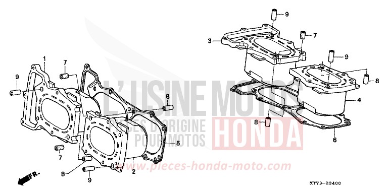 CYLINDER SLEEVE for NR NR RED (R175) from 1992